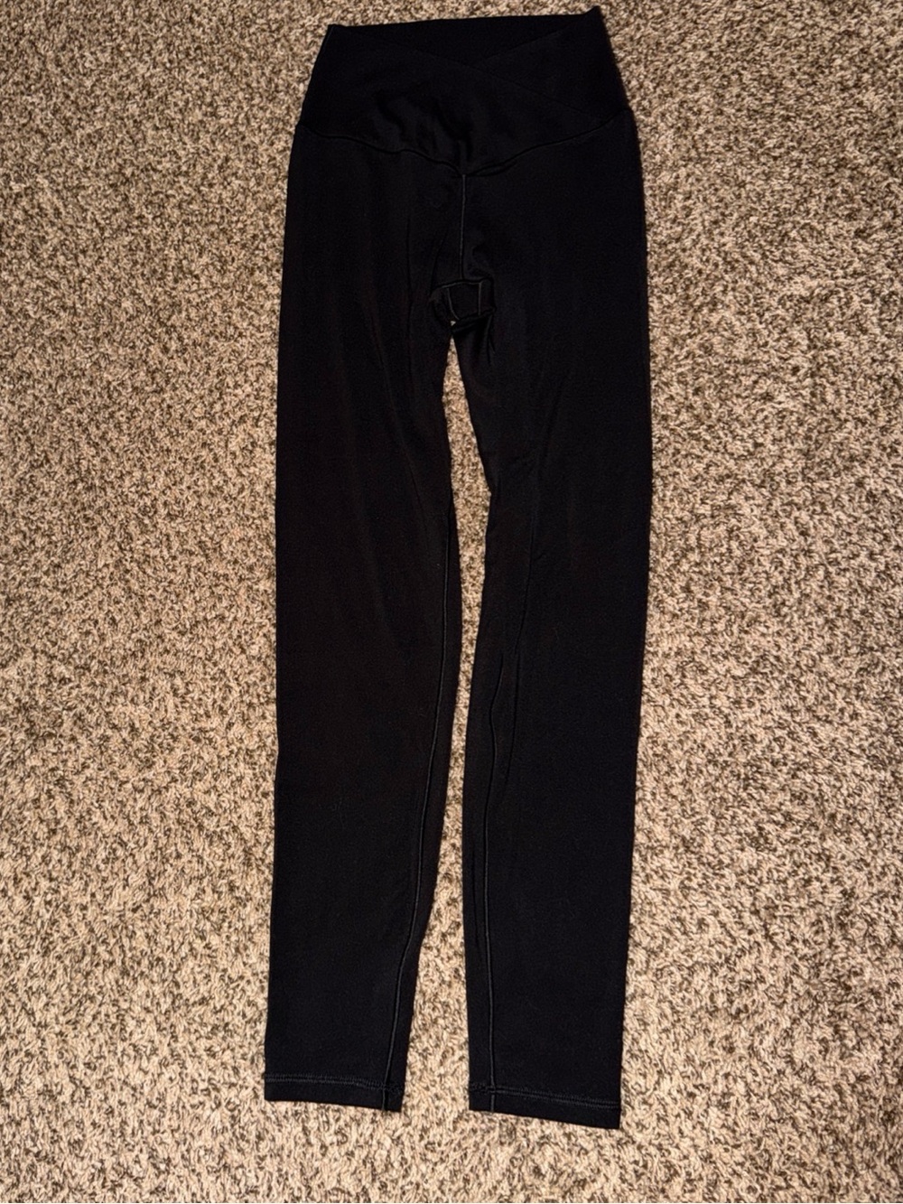 OFFLINE by Aerie Real Me Hi Rise 7/8 Black Leggings w/Pockets SIZE Small